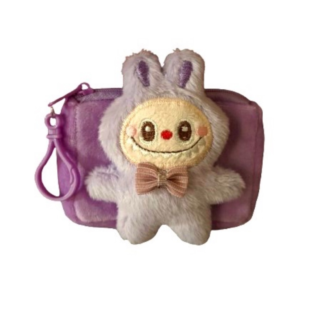 Purple Bunny Change Purse